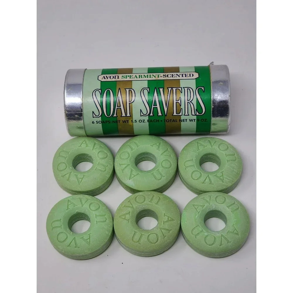Vintage Avon Soap Savers Spearmint Scented And Golden Beauties‎ 3 Hostess Bars